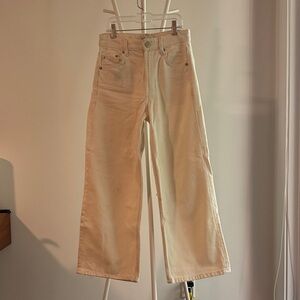 Zara Cream Women's Jeans